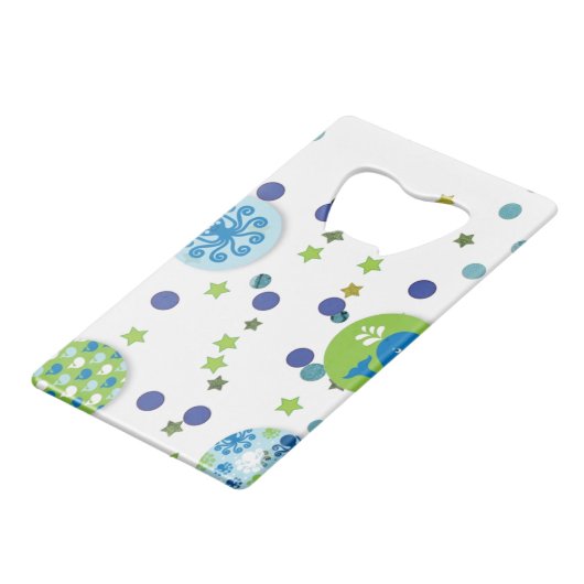 Design der Küstenreife Geldbeutel Flaschenöffner (Rückseite Schrägansicht)