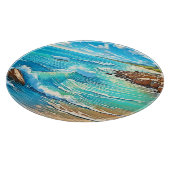 Design der Küstenrock-Szene Schneidebrett (Ecke)