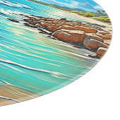 Design der Küstenrock-Szene Schneidebrett (Ecke)