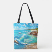 Design der Küstenrock-Szene Tasche (Rückseite)