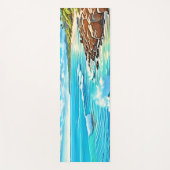 Design der Küstenrock-Szene Yogamatte (Vorderseite)