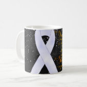 Design der Lavendel-Tasse Kaffeetasse (Vorderseite Links)