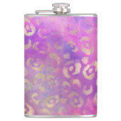Design der Leopard Paint Serie 11 Flachmann (Vorderseite)