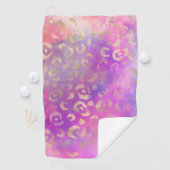 Design der Leopard Paint Serie 11 Golfhandtuch (Insitu)