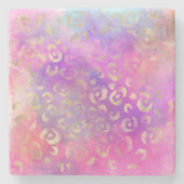 Design der Leopard Paint Serie 11 Steinuntersetzer (Vorderseite)
