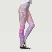 Design der Leopard-Paint-Serie 8 Leggings (Rechts)