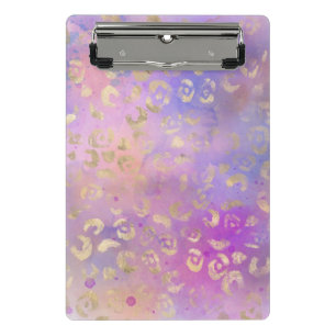 Design der Leopard-Paint-Serie 8 Mini Klemmbrett