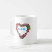 Design der Liam Liebe Kaffeetasse (Vorderseite Links)