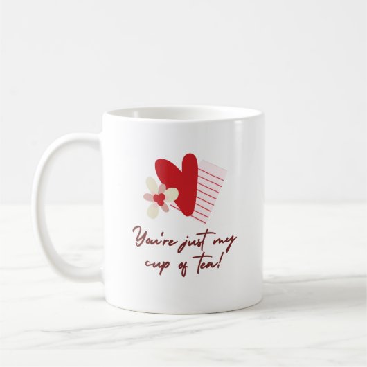 Design der Liebe Kaffeetasse (Links)