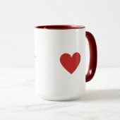 Design der Liebe Tasse (VorderseiteRechts)