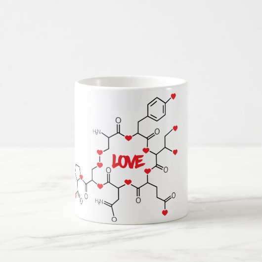 Design der Liebe-Tasse Kaffeetasse (Mittel)