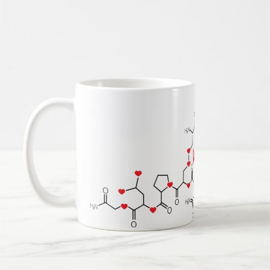 Design der Liebe-Tasse Kaffeetasse (Links)