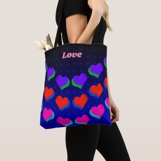 Design der Liebe "Wilder Spaß Neon" Tasche (Von Nahem)