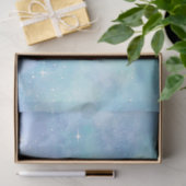 Design der Light Blue Galaxy Serie 10 Seidenpapier (Geschenk)
