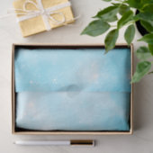 Design der Light Blue Galaxy Serie 3 Seidenpapier (Geschenk)