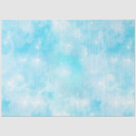Design der Light Blue Galaxy Serie 3 Seidenpapier