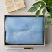Design der Light Blue Galaxy Serie 7 Seidenpapier (Geschenk)
