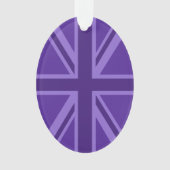 Design der lila Farbunionsbuchse Ornament (Vorderseite)