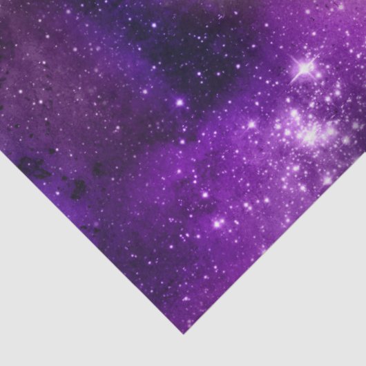 Design der lila Galaxy-Serie 3 Seidenpapier (Ausschnitt)