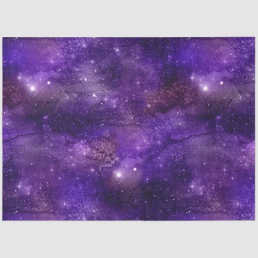 Design der lila Galaxy-Serie 4 Seidenpapier (Vorderseite)