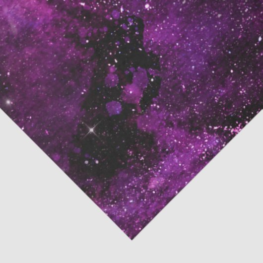 Design der lila Galaxy-Serie 6 Seidenpapier (Ausschnitt)