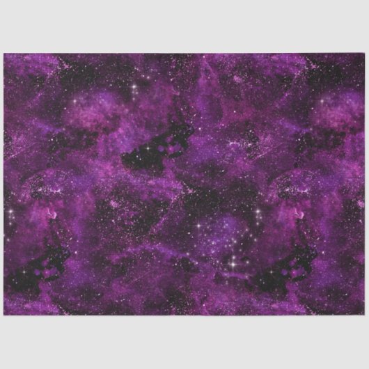 Design der lila Galaxy-Serie 6 Seidenpapier (Vorderseite)