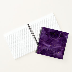 Design der lila Galaxy-Serie 8 Notizblock