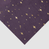 Design der Lila Startnight-Serie 1 Seidenpapier (Ausschnitt)