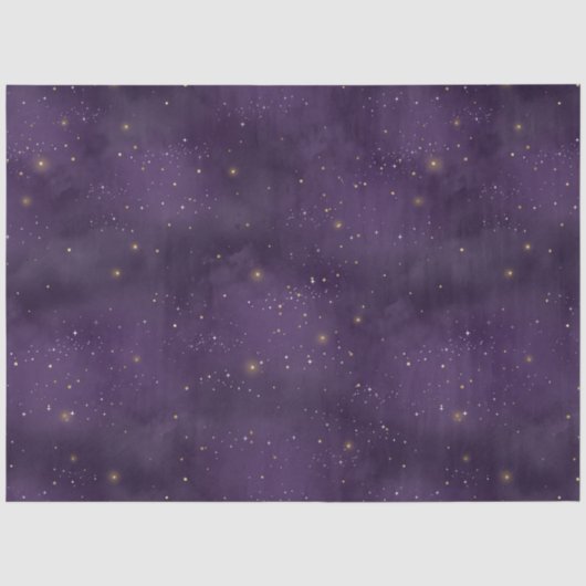 Design der Lila Startnight-Serie 2 Seidenpapier (Vorderseite)