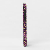 Design der lila und Gold Leopard-Serie 1 Case-Mate iPhone Hülle (Hinten/Links)
