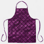 Design der lila und Gold Leopard Serie 20 Schürze (Vorderseite)