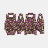 Design der lila und Gold Leopard-Serie 4 Geschenkschachtel (Ungefaltet)