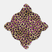 Design der lila und Gold Leopard-Serie 4 Geschenkschachtel (Ungefaltet)