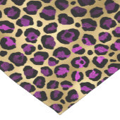 Design der lila und Gold Leopard-Serie 4 Kurzer Tischläufer (Ecke)