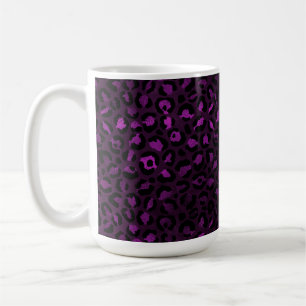 Design der lila und Gold Leopard-Serie 5 Kaffeetasse