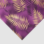 Design der lila und Gold Leopard-Serie 9 Seidenpapier (Detail)