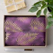 Design der lila und Gold Leopard-Serie 9 Seidenpapier (Geschenk)