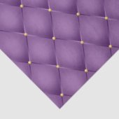 Design der lila und goldenen Blumenserie 13 Seidenpapier (Ausschnitt)