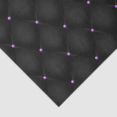 Design der lila und goldenen Blumenserie 1 Seidenpapier (Ausschnitt)