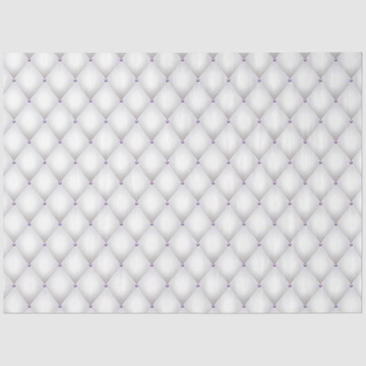 Design der lila und silbernen Blumenserie 18 Seidenpapier (Vorderseite)