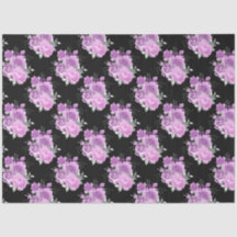 Design der lila und silbernen Blumenserie 19