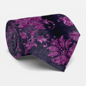 Design der Lila Velvet-Serie 1 Krawatte (Gerollt)