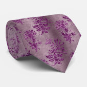 Design der Lila Velvet-Serie 3 Krawatte (Gerollt)