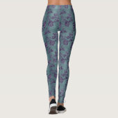 Design der Lila Velvet-Serie 5 Leggings (Rückseite)