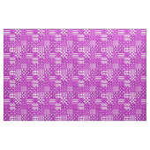 Design der lila, weiß gemischten Muster Stoff (Yard (91,4 cm))