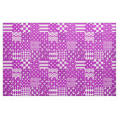 Design der lila, weiß gemischten Muster Stoff (Fat Quarter (45,7 x 55,9 cm))