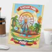 Design der Logos für den Kalyan Amusement Park - V Sockelschild (In Situ)