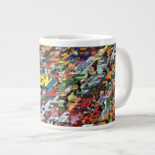 Design der Lösungsquad-Tessellation Jumbo-Tasse (Vorderseite Rechts)