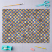 Design der Luxus-Blue- und Gold-Serie 12 Seidenpapier (Basteln)