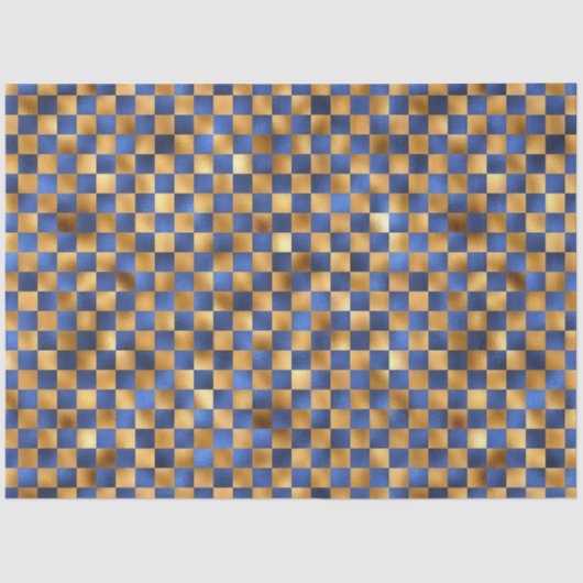 Design der Luxus-Blue- und Gold-Serie 12 Seidenpapier (Vorderseite)